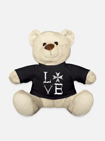 Ritterorden Johanniterorden Freimaurer Tempel Ritt - Teddy - Schwarz