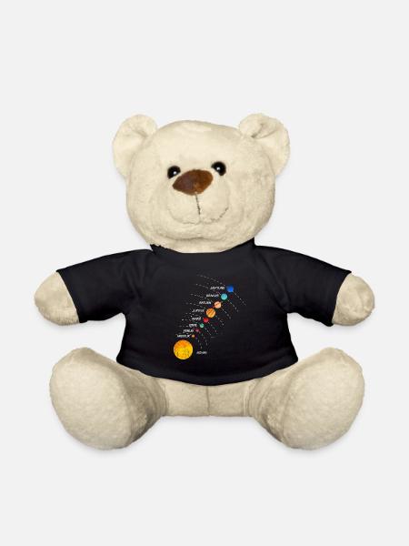 Sonnensystem Galaxie Astronomie - Teddy - Schwarz