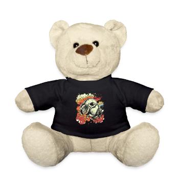 Skull Mask Spray Painter Graffiti Spray Painting - Teddy Bear - black - Front