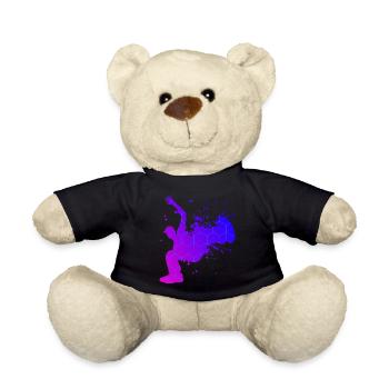 Bgirl Breakdance Break Dance Herren Hiphop - Teddy - Schwarz - Vorne