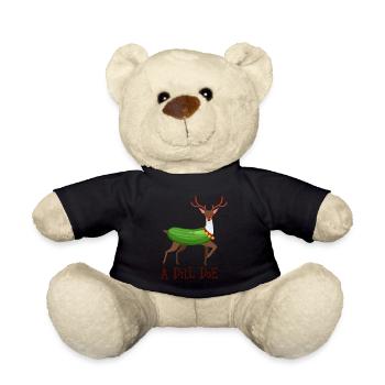 a dill doe Design for a jokes fan - Teddy - Schwarz - Vorne