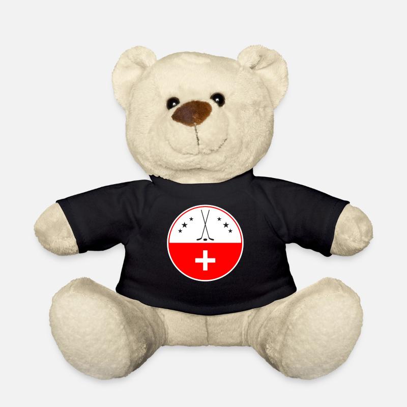 Suisse Hockey - Nounours - noir