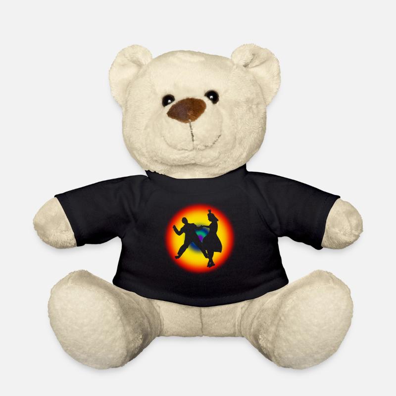 Boogie Woogie RetroTänzer Swing - Teddy - Schwarz