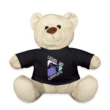 Niveau 30 Complet 30 ans 30e anniversaire - Nounours - noir - Devant