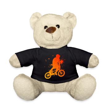 Women's Men's Bike bmx Bicycle bmx Cycling - Teddy Bear - black - Front