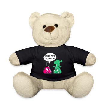Drôle de motif de chimiste pour les nerds geeks cadeau - Nounours - noir - Devant
