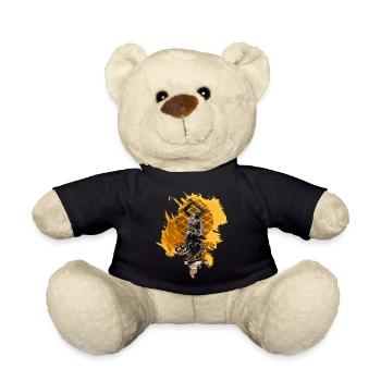 Hercules Fountain Augsburg - Teddy Bear - black - Front