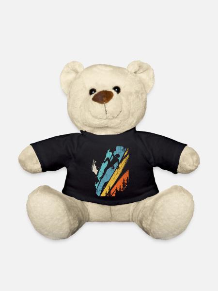 Vintage Bergsteiger Klettern Kletterer Bouldering - Teddy - Schwarz