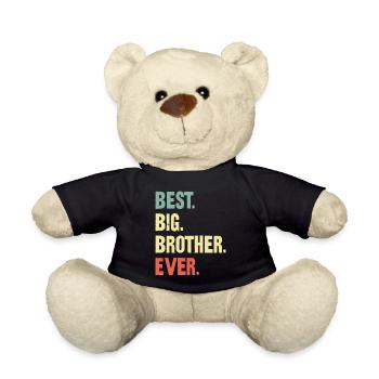 Der beste Big Brother aller Zeiten! Bester Big Brother aller Zeiten - Teddy - Schwarz - Vorne