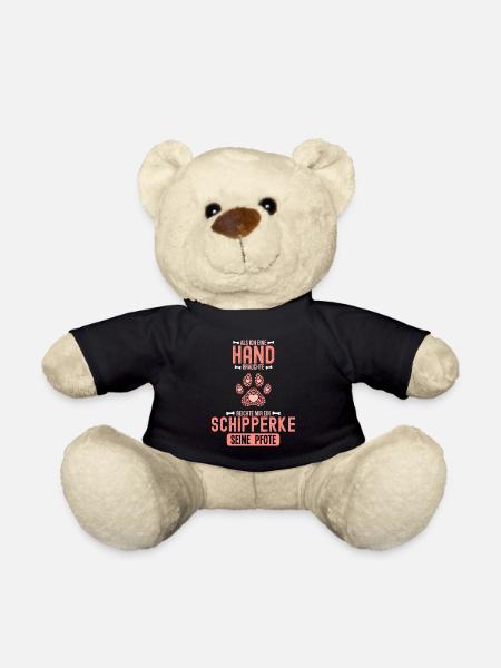 Geschenkidee Schipperke - Teddy - Schwarz