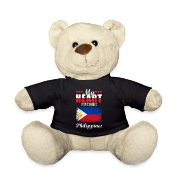 My Heart Belongs to Philippines - Teddy - Schwarz - Vorne