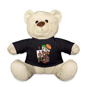 Peintres Pinceau Chevalet Majeur Peinture - Nounours - noir - Devant