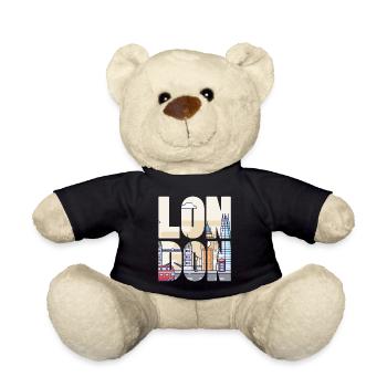 Londres - Nounours - noir - Devant