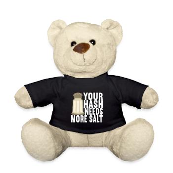Programmierer Programmieren Informatiker - Teddy - Schwarz - Vorne