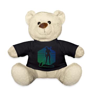 Stand up Paddle Board Standup Paddleboard - Nounours - noir - Devant