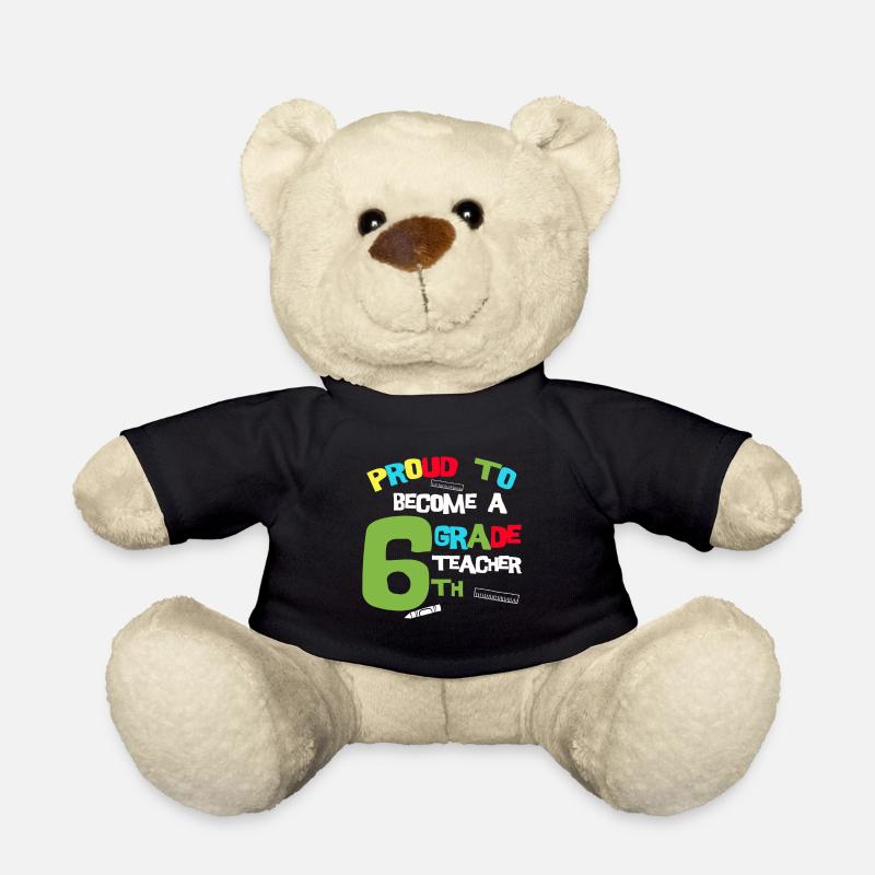 Lehrer Schule Lehrerin 6. Klasse Grundschule - Teddy - Schwarz
