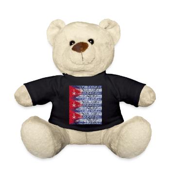 Cuba Drapeau cubain - Nounours - noir - Devant