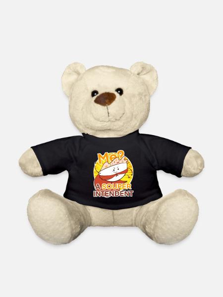 Superintendent lustige süße Wortspiel Witze - Teddy - Schwarz