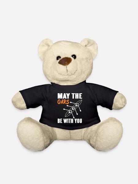 May The Oars Be With You Rowing T-Shirt Present - Teddy - Schwarz