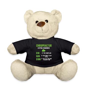 Chiropraktiker Chiropraktik Bester Chiropraktiker - Teddy - Schwarz - Vorne