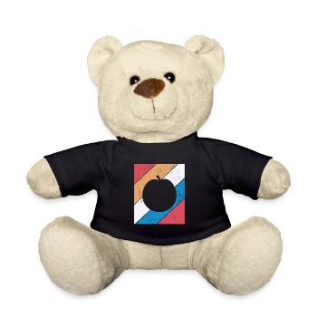 Apricot Fruit Lover Retro Veggie Diet Gift idea - Teddy - Schwarz - Vorne