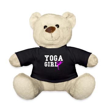 Fille de yoga - Nounours - noir - Devant