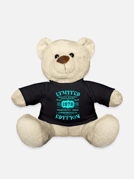 Geburtstag 1973 Limited Edition Geschenk Used Cool - Teddy - Schwarz