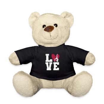 Dear Gymnastics Funny Gymnast Lovers - Teddy Bear - black - Front