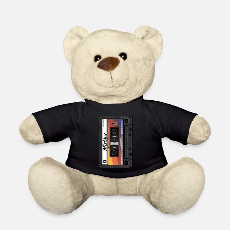 Mixtape Cassette 90s Party 80s Retro Tape - Nounours - noir
