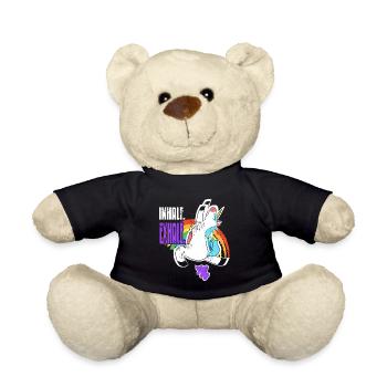 Inhalez Expire Licorne Pet Rainbow Fart - Nounours - noir - Devant