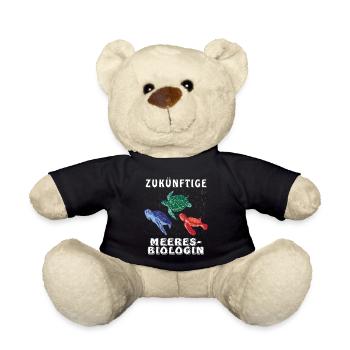 ZUKÜNFTIGE MEERES BIOLOGIN - Teddy - Schwarz - Vorne
