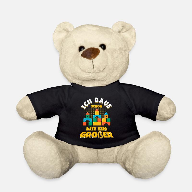 Bauen Klemmbaustein Klemmbausteine - Teddy - Schwarz