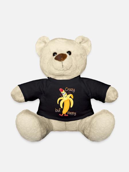 Lustige Banane - Teddy - Schwarz