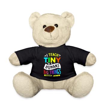 Teacher Gift Educator Pedagogue School Teacher Training - Teddy Bear - black - Front