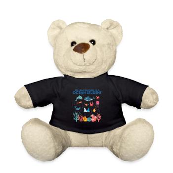 Herz gehört einem Meeresstundent Meeresbiologe - Teddy - Schwarz - Vorne