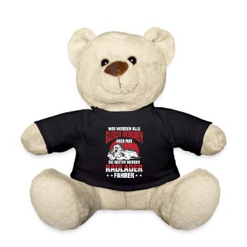 Radlader nur die Besten werden Radladerfahrer - Teddy - Schwarz - Vorne