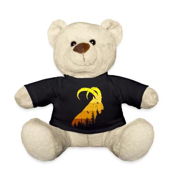 Steinbock - Teddy - Schwarz - Vorne