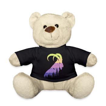Steinbock - Teddy - Schwarz - Vorne