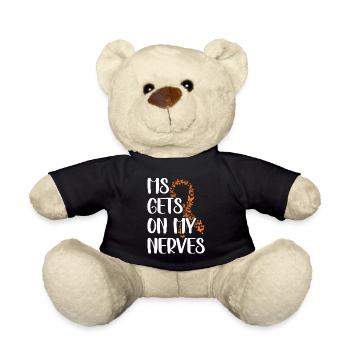 MS Gets On My Nerves Multiple Sclerosis Awareness - Teddy - Schwarz - Vorne