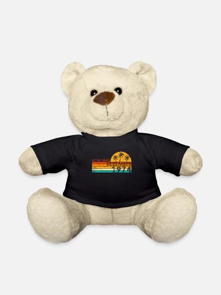 Retro since December 1974 - birthday in December - Teddy Bear - black
