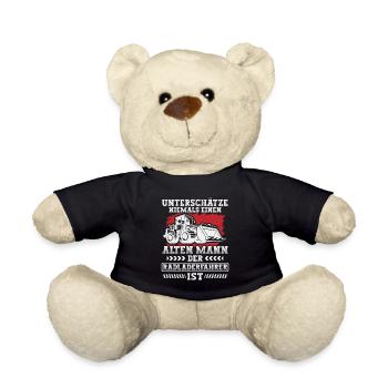 Radladerfahrer unterschätze niemals Radlader - Teddy - Schwarz - Vorne