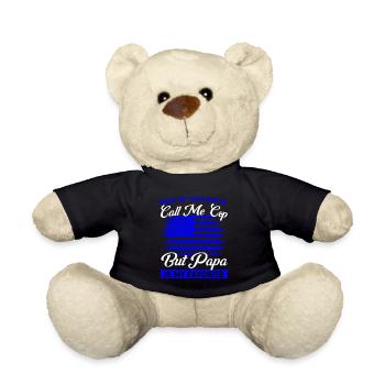 American Police Police Grandfather - Teddy Bear - black - Front