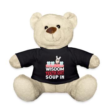 Wisdom Teeth Wisdom Tooth Patient Dentist - Teddy Bear - black - Front