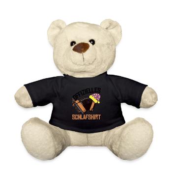 Offizielles Schlafshirt, Quetschn Steirische - Teddy - Schwarz - Vorne