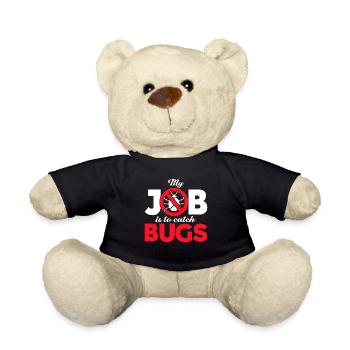 Qa Engineer QA Tester Testeur de logiciels - Nounours - noir - Devant