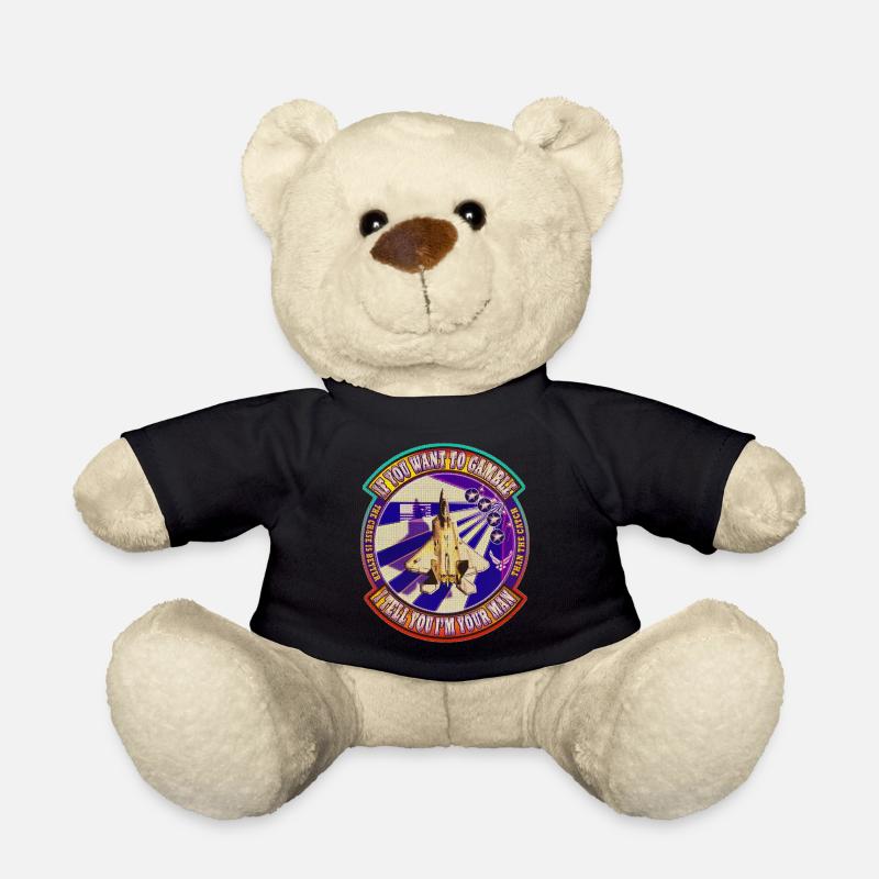 Gamble and Chase Patch - Look Us Air Force - Nounours - noir
