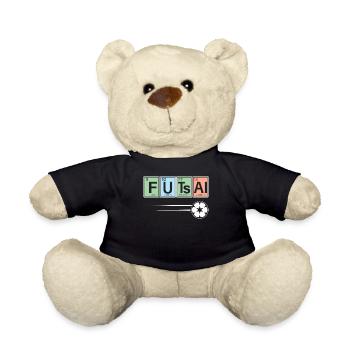 Chemistry Of Futsal Player Sports - Teddy Bear - black - Front