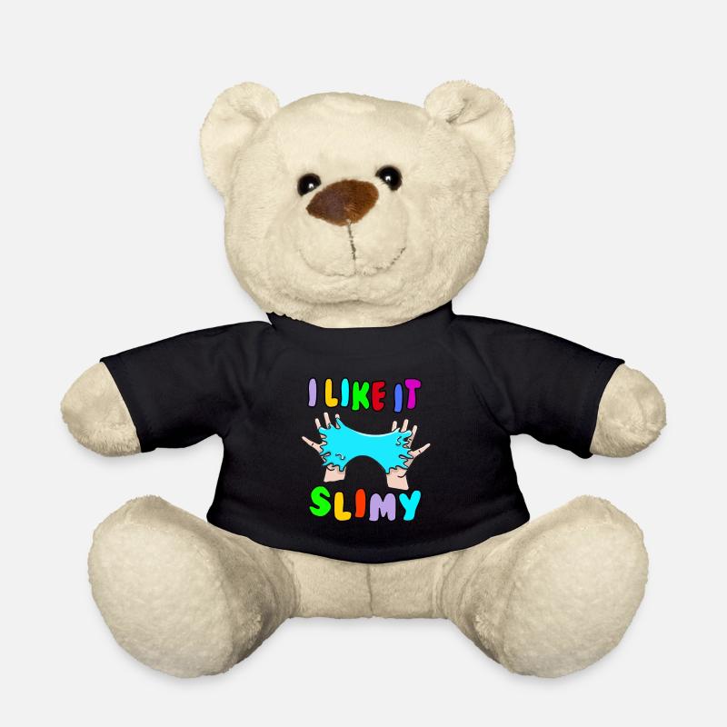 I like it Slimy Schleim Fluffy Drizzly Cloud - Teddy - Schwarz
