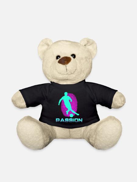 Football - Teddy - Schwarz