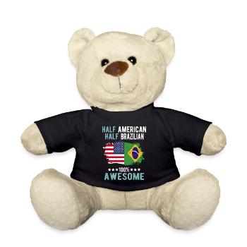 Halb Amerikaner Halb Brasilianer - Teddy - Schwarz - Vorne